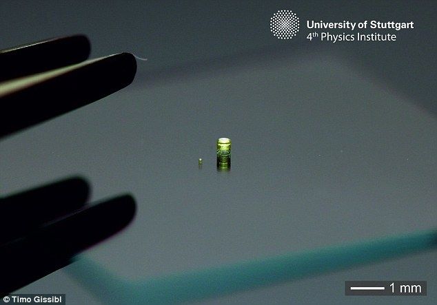 World's smallest camera was born, only hair twice times the width